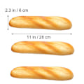 Miniatyrbilde 2 av 3: Falsk brød Kunstig brød Simulering matmodell Dekorasjon Kjøkkenrekvisitt (baguette)