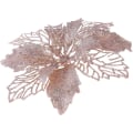 Miniatyrbilde 1 av 5: 12 stk Glitrende Juleblomst Pynt Julepynt