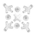 Miniatyrbillede 1 af 4: Forbind intubation reservedele til Gazebo markise telt fødder hjørne center connector telt tilbehør（9PCS）