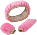 Rosa vinterplysch rattmuff fluffig rattmuff