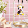 Miniatyrbillede 4 af 5: Swing Duck Bilophæng Ornament Sød Swing Duck Bil Vedhæng Swing