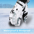 Miniatyrbild 4 av 5: Skidhandskar, Vattentäta Snöhandskar -30℉ Vinterhandskar för Kallt Väder Varma Touchscreen Snowboardhandskar för Herrar Dam XL
