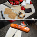 Miniatyrbilde 2 av 4: Marshmallow-grillspyd i rustfritt stål, teleskopisk grillgaffel, sett med 3, grillspyd med forlengbar grillgaffel, pølsegrillspyd