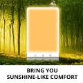 Miniatyrbilde 4 av 5: Happy Light bionic sollys følelseshelende lys intelligent regulering lys terapi lys 235*145*20mm