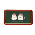 Julemåtte Non-Woven Dørmåtte Dørmåtte 40x60cm (Merry cats)