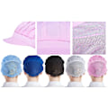 Pikkukuva 2 / 2: Ruoanlaittohattu Mesh Chef Hat Half Mesh 2kpl Unisex Mob Cap Industrial Workshop Protective Working Elastic Kitchen Hat（D）