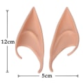 Miniatyrbillede 3 af 5: 2 par spidse alfeører i latex til cosplay-fester