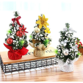 Miniatyrbilde 3 av 4: 1 stk GUL Mini juletre, Miniatyr kunstig juletre