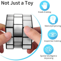 Miniatyrbilde 4 av 5: Speilkube 3x3x3 Speed Cube-Silver Magic Cube Puzzle Toys Cube G