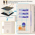 Miniatyrbild 4 av 5: Plånboksfodral för LG K52 RFID-skydd PU-läder Crossbody Telefonväska Style B