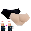 Miniatyrbild 3 av 5: Kvinnors rumpkuddar vadderade underkläder trosor knickers rumpa lyft förstärkare byxor shapewear（XL svart）