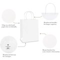 Miniatyrbillede 5 af 5: 5 stk. Gaveposer i Papir 21*11*27 cm Gaveposer, Gaveposer, Shopping