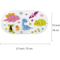 Miniatyrbillede 2 af 5: 1 stk. Dinosaur Børnebadekar Brusebad Bademåtte Maskinvaskbar Antiba