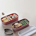 Miniatyrbilde 2 av 5: Matboks Sushi Beholder Multifunksjonelt Barneservise for Grå(Rosa) Pink