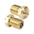 Miniatyrbillede 1 af 5: Clone-CHT Dyser 0.6mm 3D Printer Messing Dyser til E3DV6 1.75 3.0