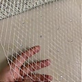 Miniatyrbillede 4 af 5: Kirkebeklædning Elegant Netstof Polyester Slør Justerbar Slørhat Polyester Tilbehør til Særlige Lejligheder gul hvid diamant yellow white diamond