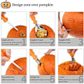 Miniatyrbillede 2 af 5: 10-delt Halloween græskarudskæringskit, græskarudskæringsværktøjer