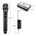 Miniatyrbillede 4 af 5: Trådløs mikrofon Dual Cordless Metal Dynamic Mic System