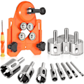 Miniatyrbillede 1 af 5: Diamant Hulsave, Justerbar Hulstansningslokalisator Flise Hulsave med 11p