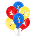 Miniatyrbild 1 av 5: 21 st Hedgehog Sonic ballonger set födelsedagsfest dekoration