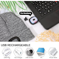 Miniatyrbillede 3 af 5: USB Genopladelig 4 LED Beanie Hat, Lysende Kasketlys og Blinkende Lys