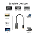 Pikkukuva 3 / 4: Usb-C - Vga-kaapeli, Usb Type-c - Vga-kaapeli [thunderbolt 3] (1,8 metriä)