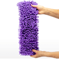 Miniatyrbillede 5 af 8: 4x udskiftningsbetræk til gulvmoppe - moppebetræk lavet af mikrofiber chenille til grundig rengøring af dit opholdsrum