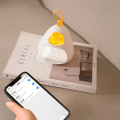 Miniatyrbild 4 av 5: Barnklocka, väckarklocka och nattlampa med USB-laddning