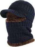 Vinter Stickad Balaclava Mössa Varmt Cykling Skidmask Univers