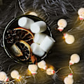 Miniatyrbillede 5 af 5: 1 Snemand Julelys Krans, 10 LED Snemand Julelys,