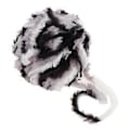 Miniatyrbillede 5 af 5: DIY Polyester Chunky til Strikning Roving Hækling 32 Meter/Nøgle Grå Sort Grey Black