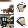 Miniatyrbild 2 av 5: 2 st guld 304 stål kaffefilter 10 cm 100 mesh permanent kaffe