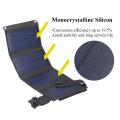 Miniatyrbillede 3 af 5: USB Solcellelader 20W Bærbar Solpanel Telefonoplader til iPho