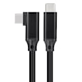 Miniatyrbillede 4 af 5: Vr Data Kabel Albue Type-c Data Kabel Usb3.1 Gen 2 Dobbelt Han Video Projektionskabel 20 Vr Mobil Spilkabel 0.5M Grå
