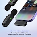 Miniatyrbillede 7 af 8: Trådløs støjreducerende lavaliermikrofon til iPhone iPad