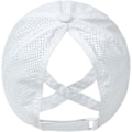 Miniatyrbild 4 av 5: Kvinnors Criss Cross Ponytail Baseball Cap Justerbar Hög Messy Bun Ponycap Snabbtorkande Hatt (vit)
