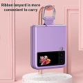 Pikkukuva 3 / 3: Samsung Galaxy Z Flip 3 5g:lle iskunkestävä suojakuori sormenrenkaalla, violetti