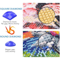 Pikkukuva 5 / 5: DIY 5D Timanttimaalaussetti, 5D Timanttiembroidery Set Meriranta A