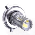 Miniatyrbild 3 av 5: 2 st H4 80W LED-ersättningslampor för bil LED-strålkastarsats Supe
