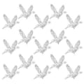 Miniatyrbilde 2 av 3: 15 stk. Kolibri Dekor Klar Nydelig Fugledekorasjon Akryl Kolibri Ornament Anheng