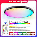 Miniatyrbilde 2 av 5: Smart Wifi Led Rundt Taklampe, Hjem Soverom Stue Ambient Lys