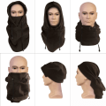 Miniatyrbillede 4 af 5: Herre Vinterhat Koldt Vejr Brun Maske Balaclava Udendørs Sports Bala