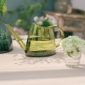 Miniatyrbillede 4 af 5: Vandkande til indendørs og udendørs planter - Lille vandkande til have, stueplanter, blomster, sukkulenter - 1L brun