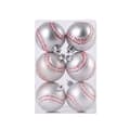 6cm Julebaseball Juledekorasjon Ball Henger Julepynt