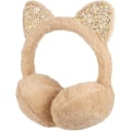 Miniatyrbild 2 av 5: Katt Sequin Plysch Öronmuffar för Barn och Flickor