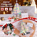 Miniatyrbild 3 av 5: Pop Up Julgran, 7,87 tum Liten Julgran 3D Pop Up C