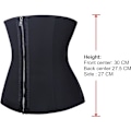 Miniatyrbillede 2 af 5: (XL) Kvindernes flade mave shaper lynlås slanke korset talje træner Sl
