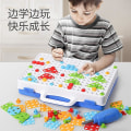 Miniatyrbilde 1 av 2: 237 stk Kreativ Mosaikk Bits Sett Diy Boring Playset Bits Byggeleker Sopp Mosaikk Kunstsett Puslespill