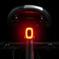 Cykel bakljus intelligent induktionsbromsljus ridutrustning A