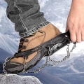 Miniatyrbillede 2 af 5: Crampons Isbrodder Med 19 Tænder 201 Rustfrit Stål Pigge Og Holdbar Silikone, Anti-Slip Sko Pigge Til Vinter